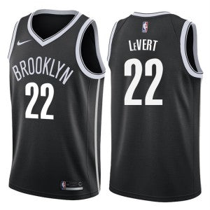 Mens Brooklyn Nets Caris LeVert Icon Jersey Black