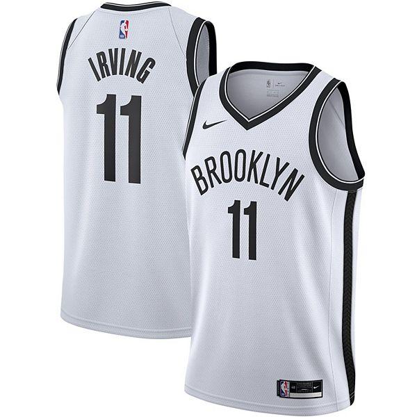 Mens Brooklyn Nets Kyrie Irving Icon Jersey White