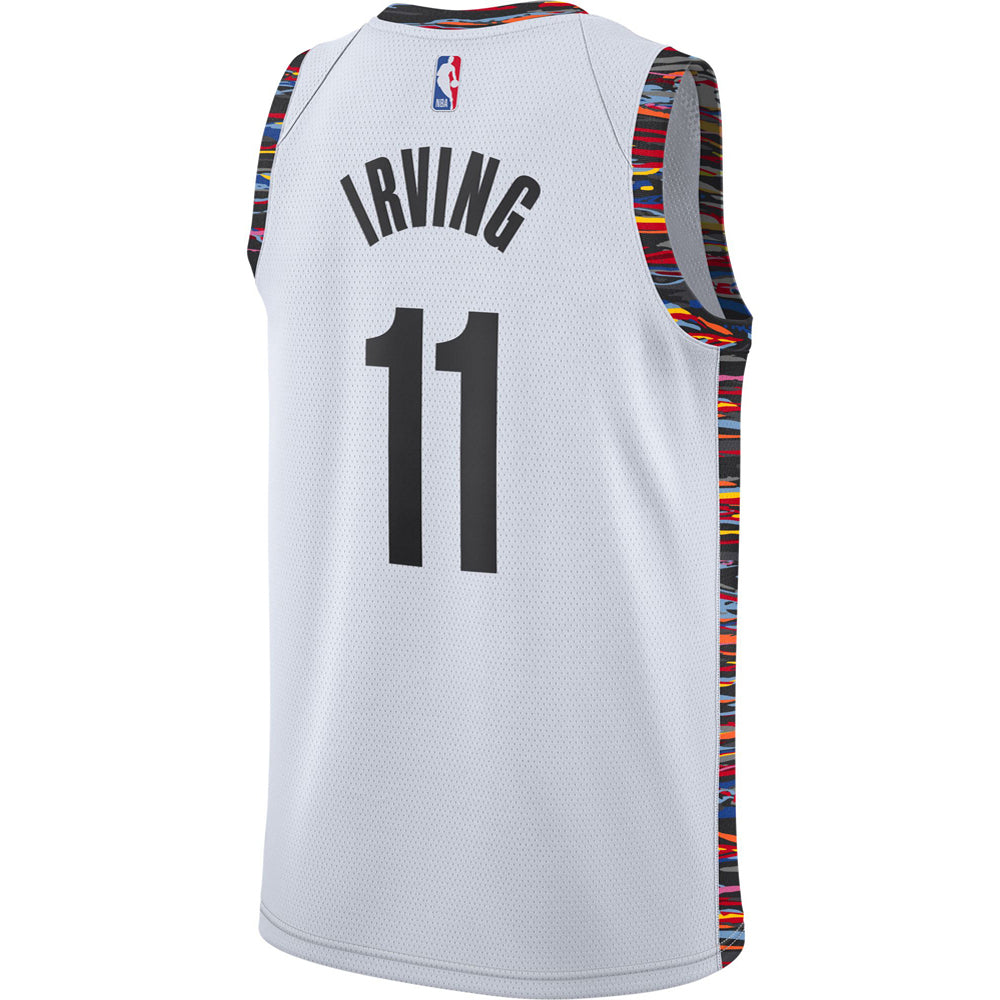 Mens Brooklyn Nets Kyrie Irving City Jersey White