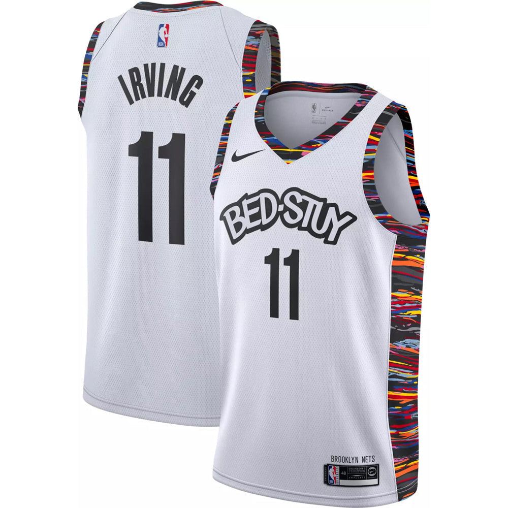Mens Brooklyn Nets Kyrie Irving City Jersey White